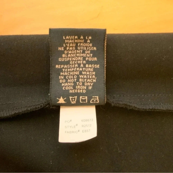 RENUAR Black Stretch Tailored Pencil Skirt Size 6 - Picture 9 of 11